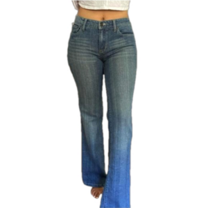 Seven 7 Flare Low Rise Stonewashed Blue Jean's Women's Size 29 Y2K